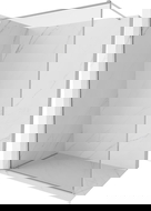 Mexen Kioto-XF Walk-in Shower Panel with Frame 110 x 202 cm, Transparent 10 mm, Chrome - 800-110-104-01-00-X