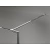 Mexen Kioto-XF Duschwand Walk-in mit Rahmen 110 x 202 cm, transparent 10 mm, Chrom - 800-110-104-01-00-X
