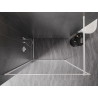 Mexen Kioto-XF dušisein Walk-in raamiga 110 x 202 cm, läbipaistev 10 mm, valge - 800-110-104-20-00-X