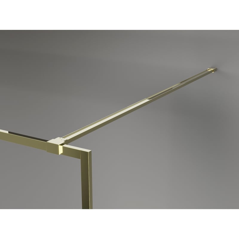 Mexen Kioto-XF Walk-in dušisein raamiga 60 x 202 cm, läbipaistev 10 mm, kuldne - 800-060-104-50-00-X