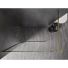 Mexen Kioto-XF Walk-in-Duschwand mit Rahmen 120 x 202 cm, transparent 10 mm, gold - 800-120-104-50-00-X