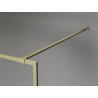 Mexen Kioto-XF Walk-in dušisein raamiga 160 x 202 cm, läbipaistev 10 mm, kuldne harjatud - 800-160-104-55-00-X