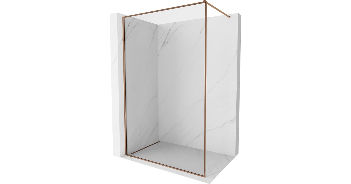 Mexen Kioto-XF ścianka prysznicowa Walk-in z ramką 160 x 202 cm