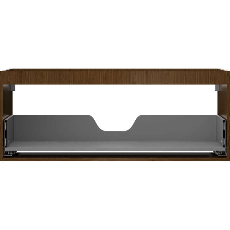 Mexen Box-A skåpskropp för handfat 120 cm, 1 låda, valnöt - 91AX0-1200-470-1-86