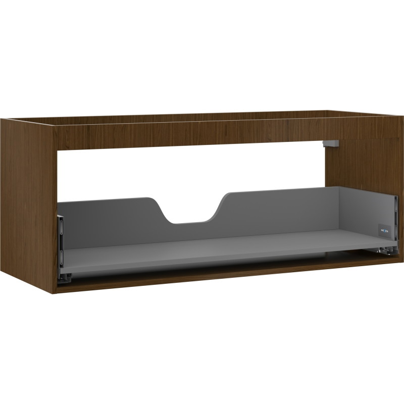 Mexen Box-A ormar za umivaonik 120 cm, 1 ladica, orah - 91AX0-1200-470-1-86