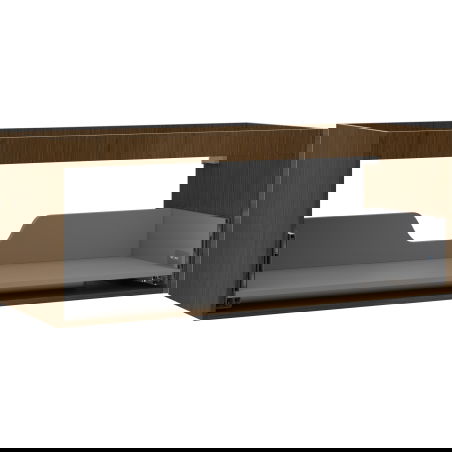 Mexen Box-A ohišje omarice pod umivalnik 120 cm, 1 predal, oreh - 91AX0-1200-470-1-86