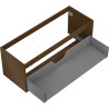 Mexen Box-A valamukapi korpus, 120 cm, 1 sahtel, pähkel - 91AX0-1200-470-1-86