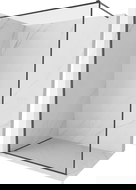 Mexen Kioto-XF Walk-in Duschwand mat engem Kader 50 x 202 cm, transparent 10 mm, geschëppelte Piistoletsgréng