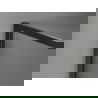 Mexen Kioto-XF Duschwand Walk-in mit Rahmen 70 x 202 cm, transparent 10 mm, schwarz - 800-070-104-70-00-X