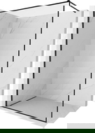 Mexen Kioto-XF Tuš stena Walk-in z okvirjem 100 x 202 cm, prozorna 10 mm, črna - 800-100-104-70-00-X