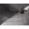 Mexen Kioto-XF Walk-in dušipaneel raamiga 150 x 202 cm, läbipaistev 10 mm, harjatud nikkel - 800-150-104-97-00-X
