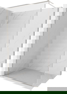 Mexen Kioto-XF panel de ducha Walk-in con marco 160 x 202 cm, transparente 10 mm, níquel cepillado - 800-160-104-97-00-X