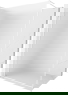 Mexen Kioto-XF pared de ducha Walk-in con marco 90 x 202 cm, escarcha 10 mm, blanca - 800-090-104-20-30-X