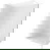 Mexen Kioto-XF Duschwand Walk-in mit Rahmen 120 x 202 cm, Eisglas 10 mm, weiß - 800-120-104-20-30-X
