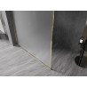 Mexen Kioto-XF dušisein Walk-in raamiga 60 x 202 cm, udu 10 mm, kuldne - 800-060-104-50-30-X
