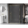 Mexen Kioto-XF dušisein Walk-in raamiga 60 x 202 cm, udu 10 mm, kuldne - 800-060-104-50-30-X