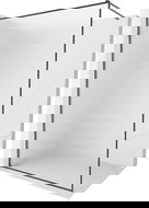 Mexen Kioto-XF inloopdouchewand met frame 100 x 202 cm, matglas 10 mm, geborsteld geweergrijs - 800-100-104-66-30-X