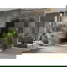 Mexen Omega Duschkabine Schiebetür 130 x 70 cm, Graphit, Chrom + flaches Duschbecken, Weiß - 825-130-070-01-40-4010