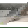 Mexen Omega Duschkabine Schiebetür 130 x 70 cm, Graphit, Chrom + flaches Duschbecken, Weiß - 825-130-070-01-40-4010