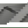 Mexen Kioto-XF Walk-in-Duschwand mit Rahmen 140 x 202 cm, Frost 10 mm, Gun Metal - 800-140-104-95-30-X