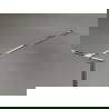 Mexen Kioto-XF Duschwand Walk-in mit Rahmen 90 x 202 cm, Graphit 10 mm, Chrom - 800-090-104-01-40-X