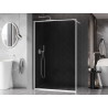 Mexen Kioto-XF Walk-in dušinurk raamiga 150 x 202 cm, grafiit 10 mm, valge - 800-150-104-20-40-X