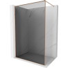 Mexen Kioto-XF dušisein Walk-in raamiga 150 x 202 cm, grafiit 10 mm, harjatud vask - 800-150-104-65-40-X