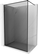 Mexen Kioto-XF Walk-in dušisein raamiga 80 x 202 cm, grafiit 10 mm, must - 800-080-104-70-40-X