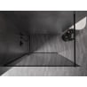 Mexen Kioto-XF dušisein Walk-in raamiga, 120 x 202 cm, grafiid 10 mm, must - 800-120-104-70-40-X