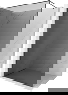 Mexen Kioto-XF διαχωριστικό ντους Wall-in με πλαίσιο 100 x 202 cm, γραφίτης 10 mm,