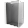 Mexen Kioto-XF Walk-in dušisein raamiga 100 x 202 cm, grafiit 10 mm, harjatud nikkel - 800-100-104-97-40-X