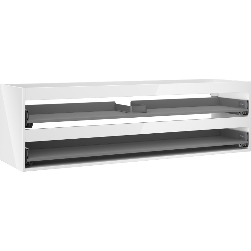 Mexen Box-A kraanikaapi karkass, 160 cm, 2 sahtlit, läikiv valge - 91AX0-1600-470-2-00