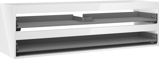 Mexen Box-A kastlichaam voor wastafelonderbouw 160 cm, 2 laden, witte hoogglans - 91AX0-1600-470-2-00