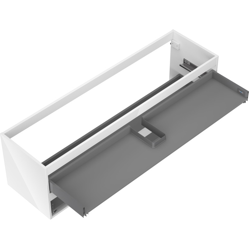 Mexen Box-A kraanikaapi karkass, 160 cm, 2 sahtlit, läikiv valge - 91AX0-1600-470-2-00