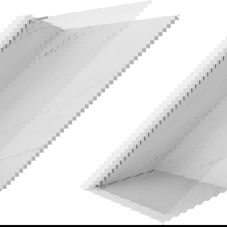 Mexen Kioto-X L inloopdouchewand 90 x 200 cm, transparant 10 mm, chroom - 800-090-107-01-00-X