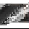 Mexen Kioto-X L douchewand Walk-in 50 x 200 cm, transparant 10 mm, wit - 800-050-107-20-00-X