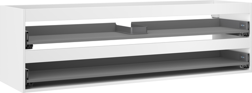 Mexen Box-A cabinet base for washbasin 160 cm, 2 drawers, white matte - 91AX0-1600-470-2-01
