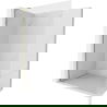 Mexen Kioto-X L douchewand Walk-in 50 x 200 cm, transparant 10 mm, goud - 800-050-107-50-00-X