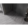 Mexen Kioto-X L paroi de douche Walk-in 120 x 200 cm, transparent 10 mm, or - 800-120-107-50-00-X