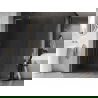 Mexen Kioto-X L Duschwand Walk-in 120 x 200 cm, transparent 10 mm, gold - 800-120-107-50-00-X