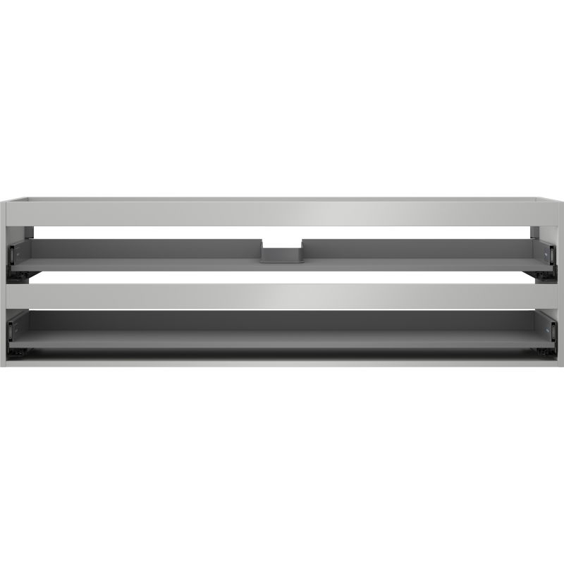 Mexen Box-A cuerpo del armario bajo lavabo 160 cm, 2 cajones, gris mate - 91AX0-1600-470-2-62