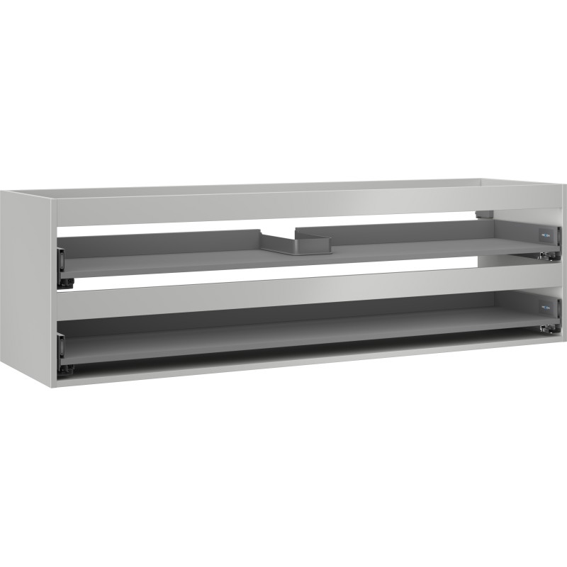 Mexen Box-A valamukapi korpus 160 cm, 2 sahtlit, hall matt - 91AX0-1600-470-2-62