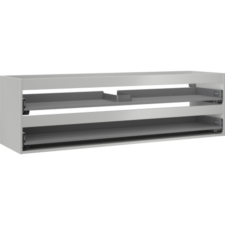 Mexen Box-A cabinet body for washbasin 160 cm, 2 drawers, grey matte - 91AX0-1600-470-2-62