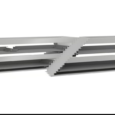 Mexen Box-A kastlichaam voor wastafelonderbouw 160 cm, 2 lades, grijs mat - 91AX0-1600-470-2-62