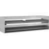 Mexen Box-A meuble sous-lavabo 160 cm, 2 tiroirs, gris mat - 91AX0-1600-470-2-62