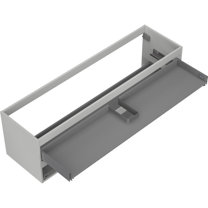 Mexen Box-A korpus ormarića ispod umivaonika 160 cm, 2 ladice, sivi mat - 91AX0-1600-470-2-62
