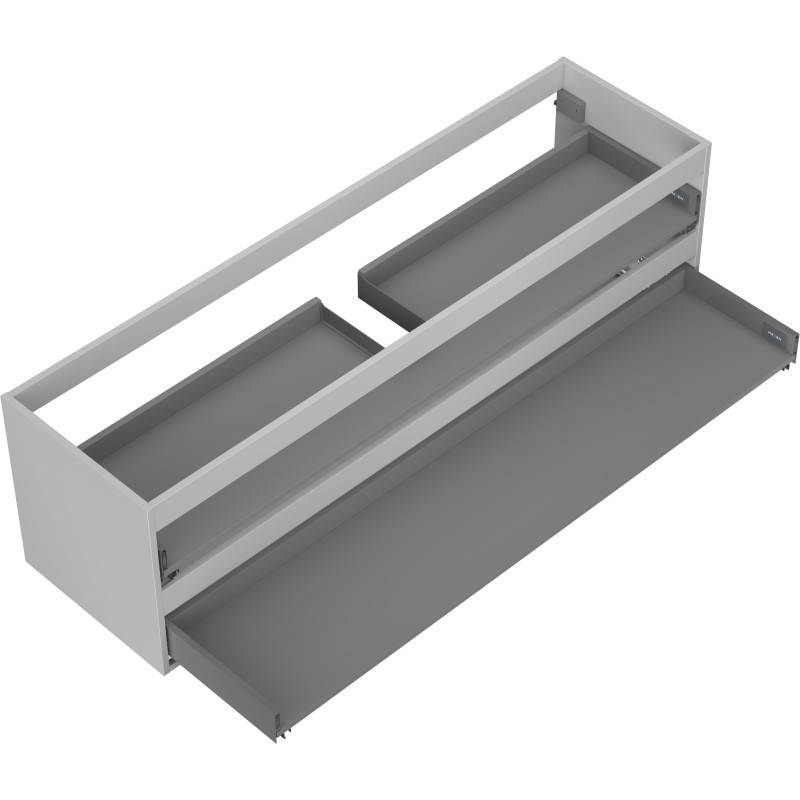 Mexen Box-A korpus szafki podumywalkowej 160 cm, 2 szuflady, szary mat - 91AX0-1600-470-2-62