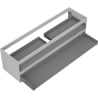 Mexen Box-A corps de meuble sous-lavabo 160 cm, 2 tiroirs, gris mat - 91AX0-1600-470-2-62