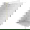 Mexen Kioto-X L parede de duche Walk-in 60 x 200 cm, transparente 10 mm, dourado escovado - 800-060-107-55-00-X