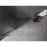 Mexen Kioto-X L Duschwand Walk-in 100 x 200 cm, transparent 10 mm, gebürstetes Gold - 800-100-107-55-00-X